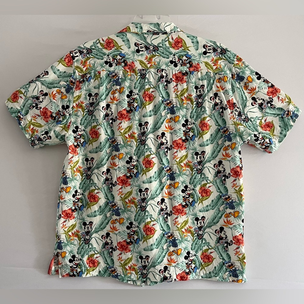 🌴 Disney Tommy Bahama Men's Tropical Mickey Camp Shirt M Resort Vacation - Picture 8 of 11